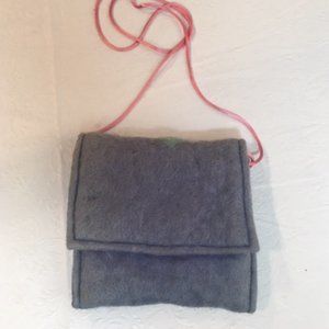 Handmade Felted Crossbody/Purse bag From Martha's Vineyard LIKE NEW
